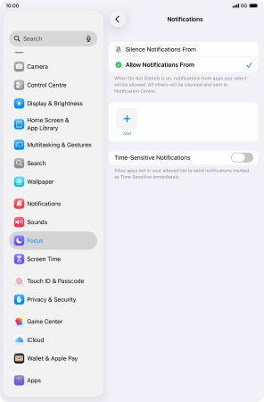 Press the indicator next to Press the indicator next to