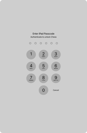 Use the lock code you created. The app is now no longer locked. Use the lock code you created. The app is now no longer locked.
