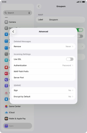 Press the indicator next to Press the indicator next to