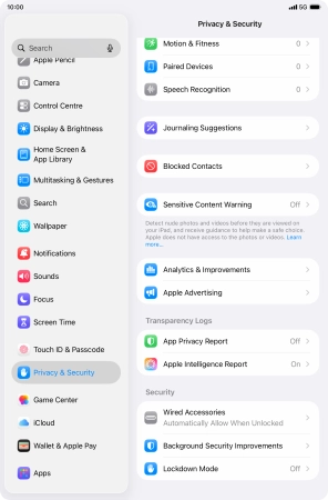 Press App Privacy Report. Press App Privacy Report.