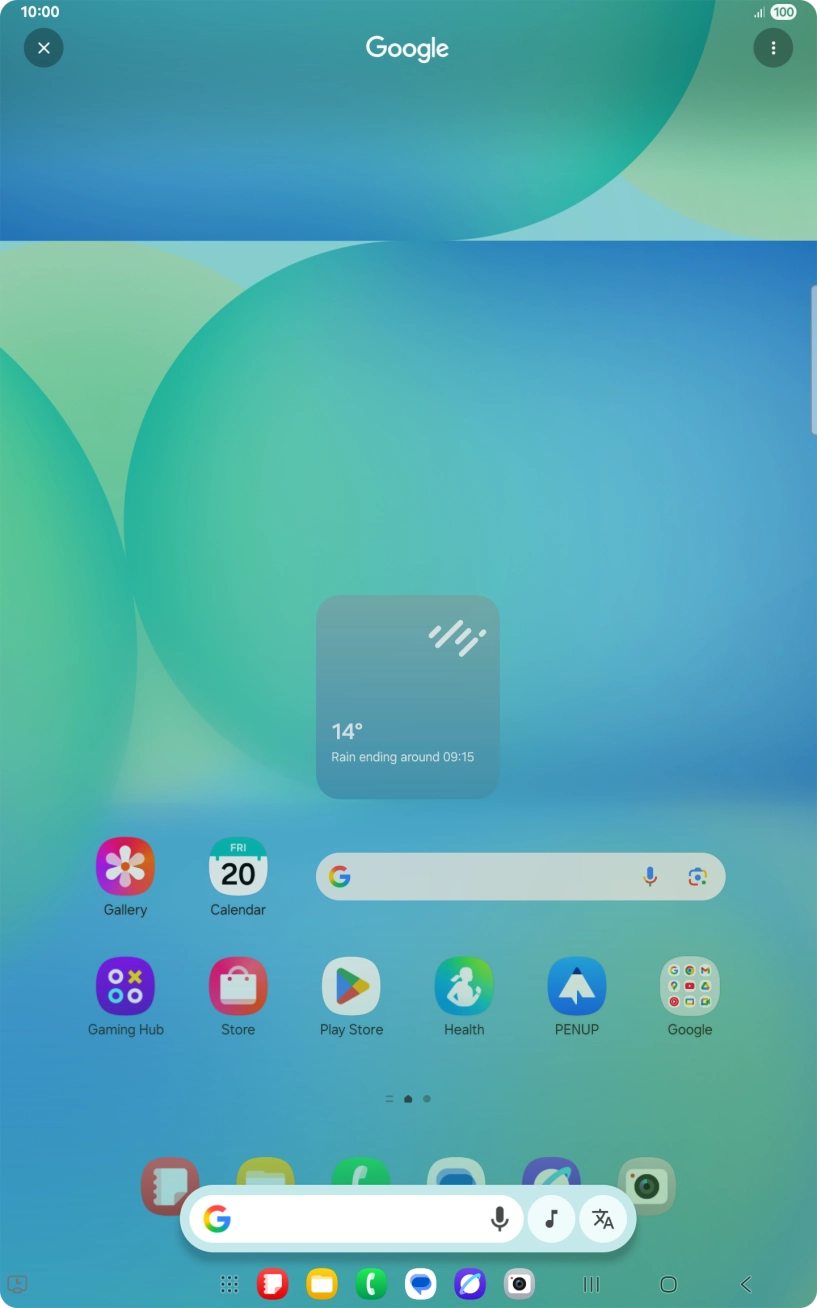 You can search for music playing near you or through the speakers on your device. Press and hold the Home key. You can search for music playing near you or through the speakers on your device. Press and hold the Home key.