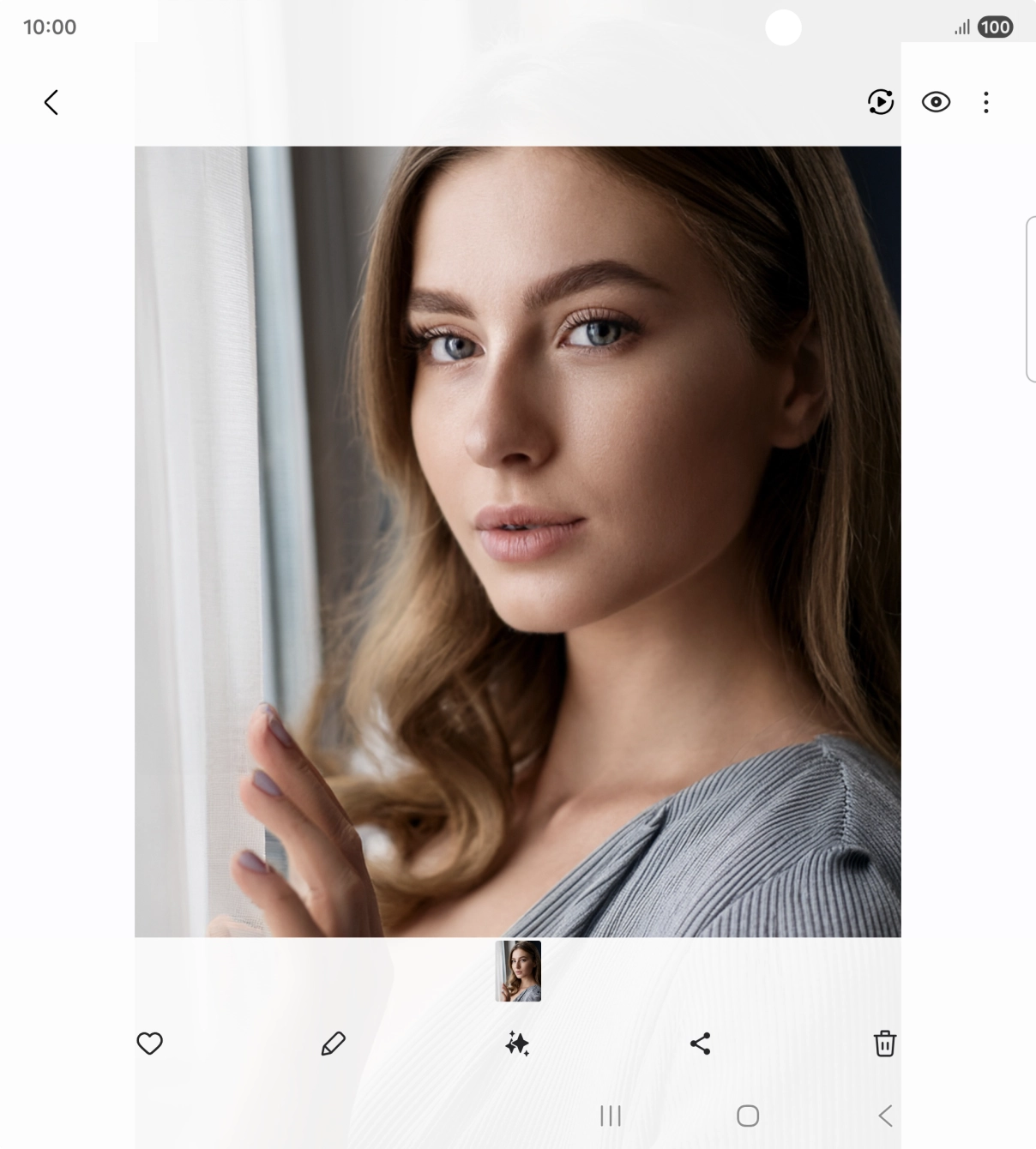 Press the AI icon.