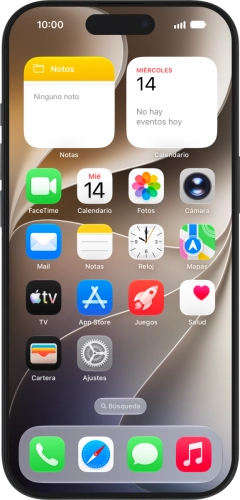 Imagen 1: Vista frontal del Apple iPhone 16 Pro - Black