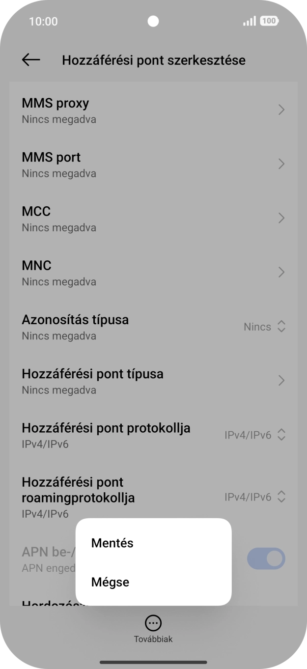 Válaszd a Mentés lehetőséget.
