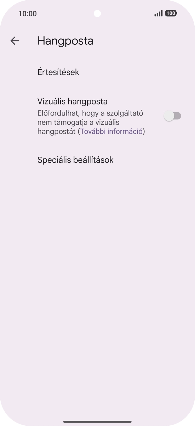 Válaszd a Speciális beállítások lehetőséget.