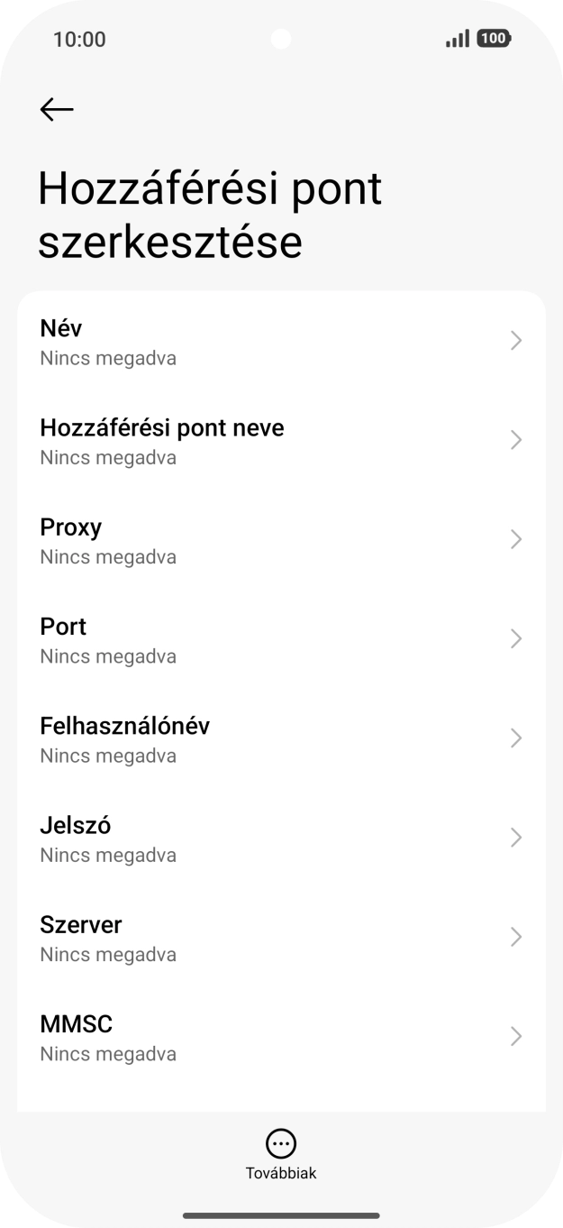 Válaszd a Név lehetőséget.