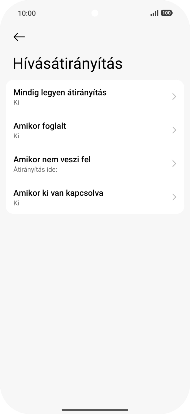 Húzd az ujjad felfelé a kijelző aljáról, hogy visszatérj a kezdőképernyőhöz.