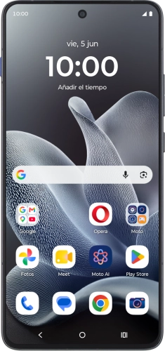 Imagen 1: Vista frontal del Motorola Edge 70 5G - Black