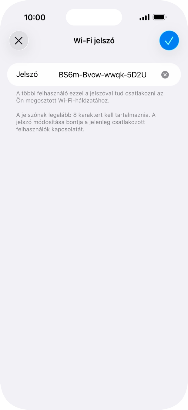 Kattints a jóváhagyás ikonra.