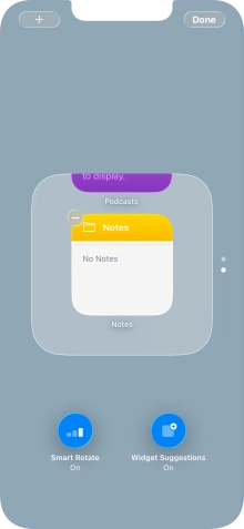 Press Smart Rotate to turn the function on or off.