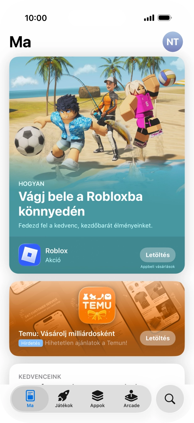 Kattints a keresés ikonra. Kattints a keresés ikonra.