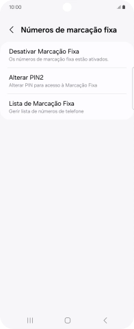 Prima Desativar Marcação Fixa.