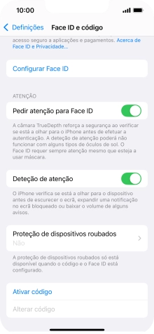 Prima Configurar Face ID.