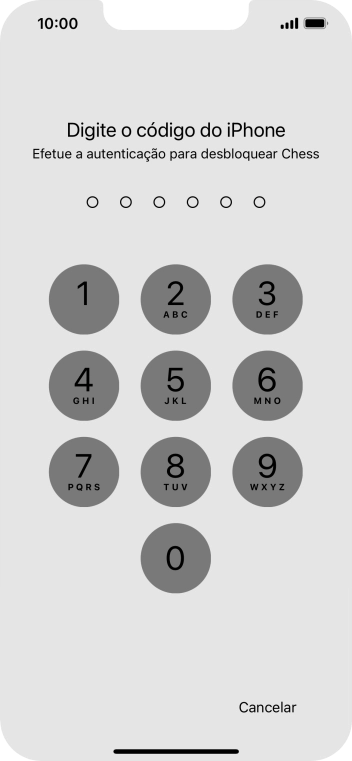 Utilize o código de bloqueio de telefone que criou. A app já não está bloqueada.