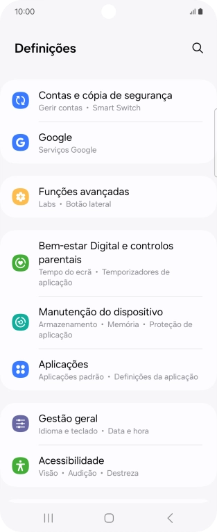 Prima Contas e cópia de segurança.