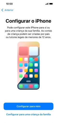 Prima Configurar para mim.