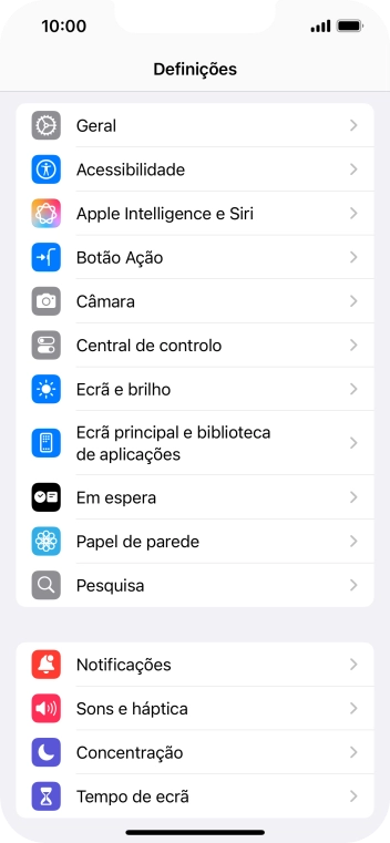 Prima Tempo de ecrã e escolha, se necessário, o membro pretendido do seu grupo familiar.