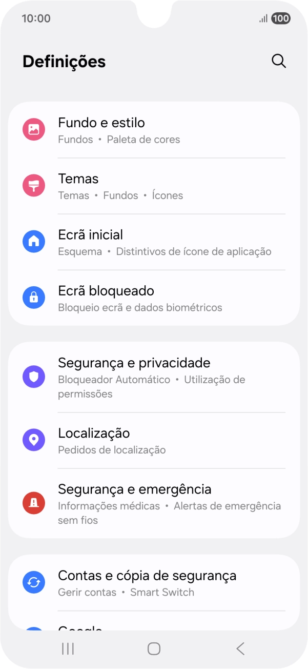 Prima Segurança e privacidade.