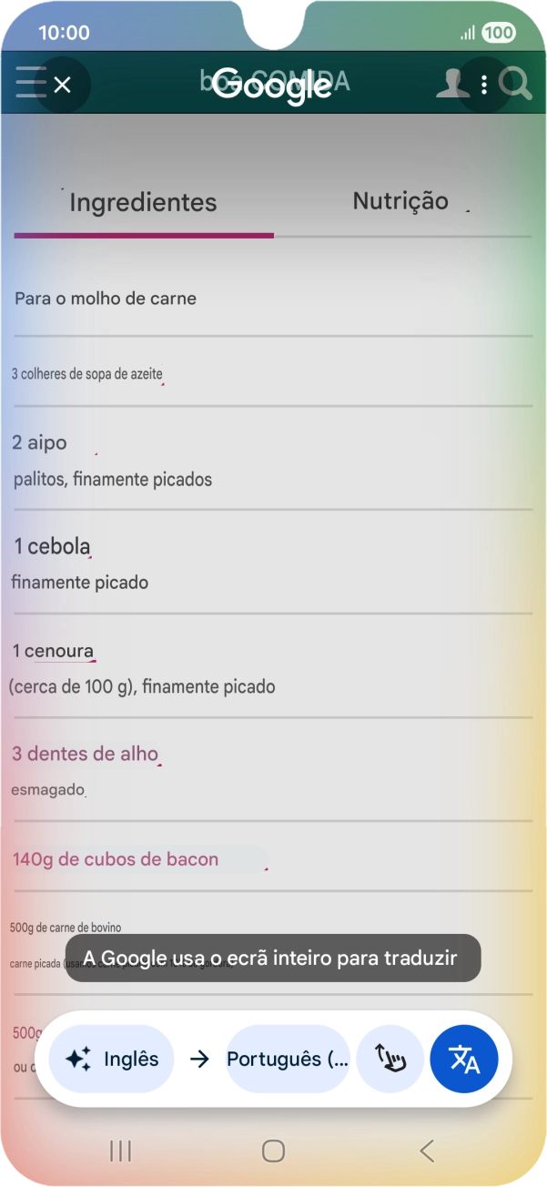 Siga as indicações no ecrã para escolher as definições pretendidas e utilizar a função.