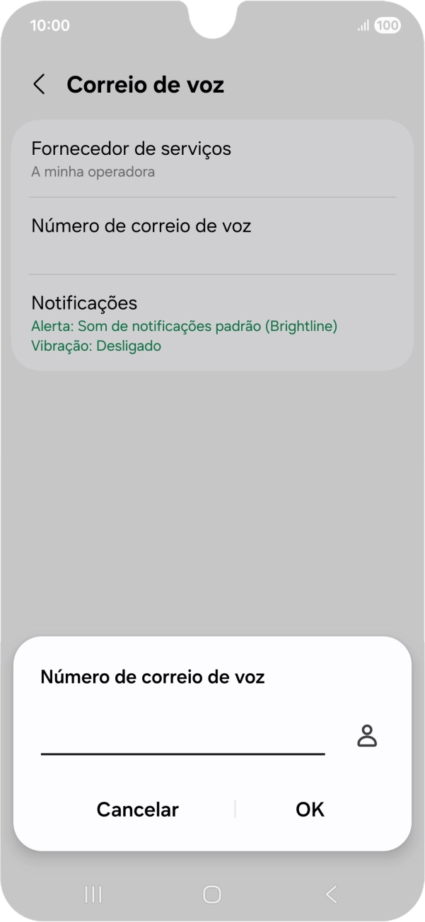 Introduza 123 e prima OK.