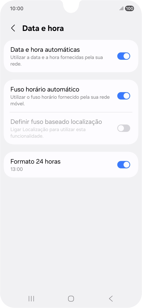 Prima a tecla de início para terminar e voltar ao ecrã inicial.