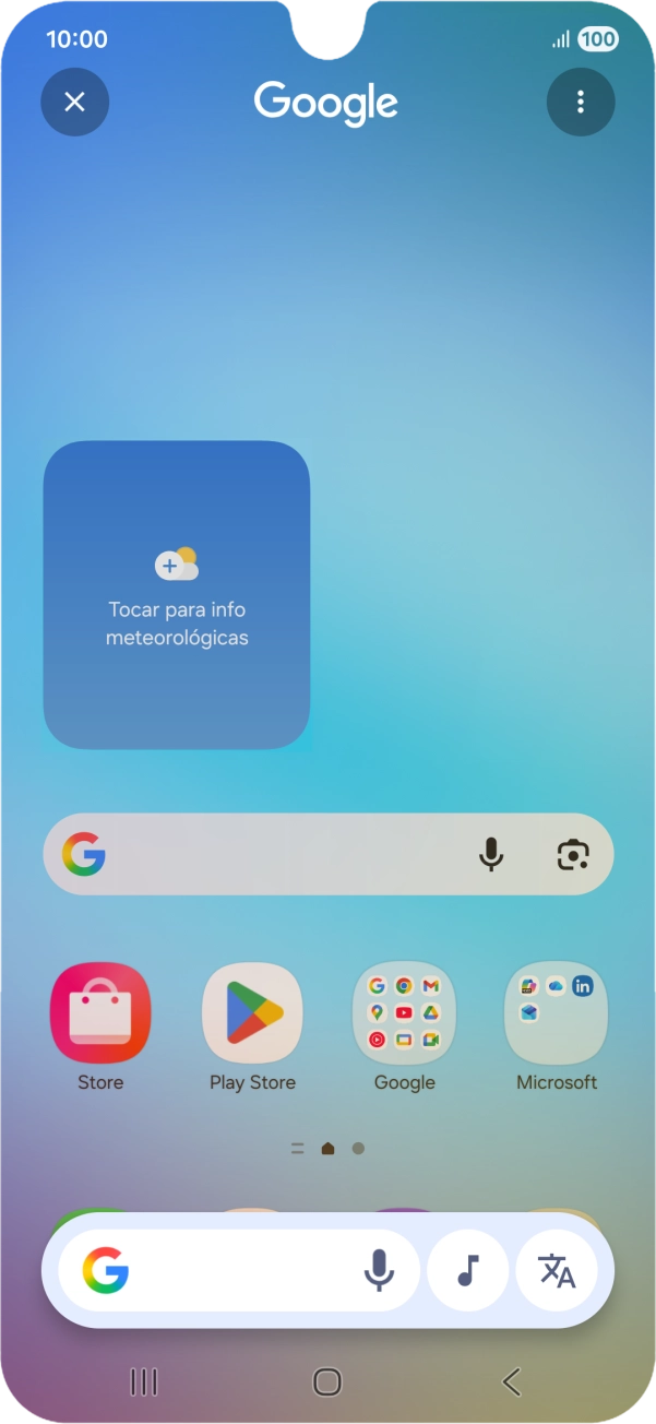 Prima o ícone de música para utilizar os resultados.