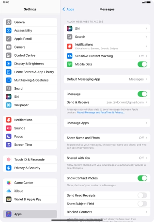 Slide your finger upwards starting from the bottom of the screen to return to the home screen.