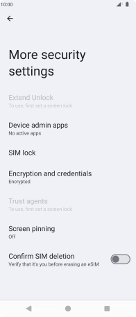 Press SIM lock.