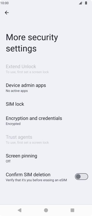 Press SIM lock.