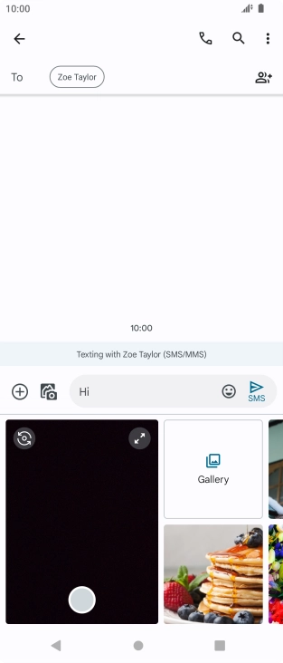 Press Gallery and go to the required folder. Press Gallery and go to the required folder.