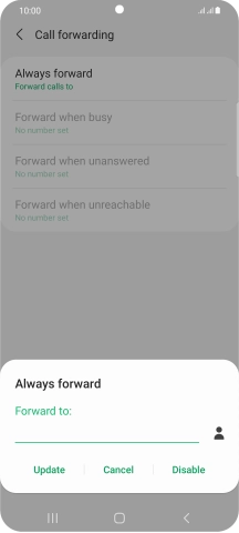 Press Disable.