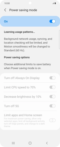 Press the Home key to return to the home screen.