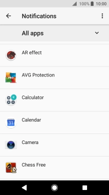 Press the required app.