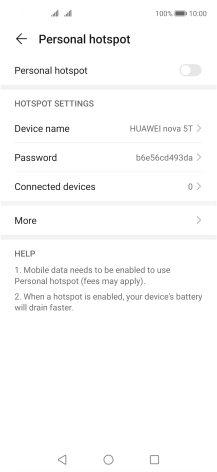 Press Device name.