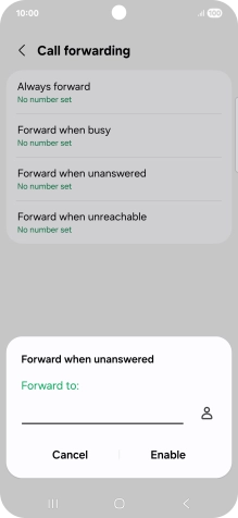 Key in 901 and press Enable.