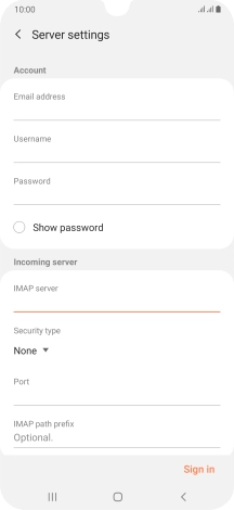 Press the drop down list below 'Security type'.