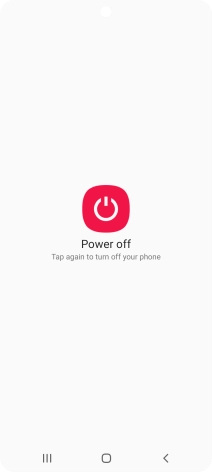 Press Power off.