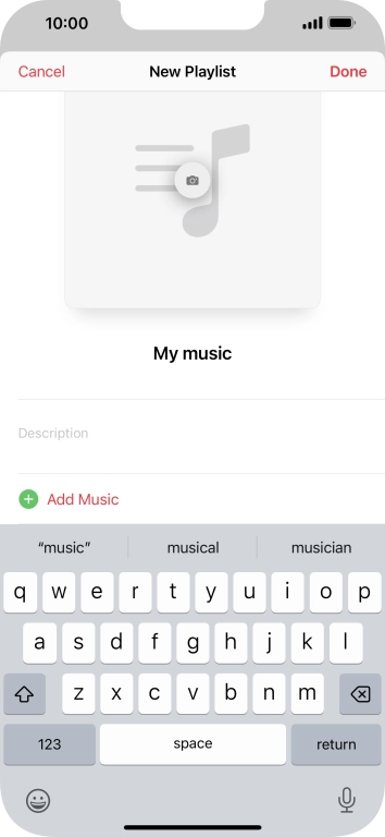 Press Add Music.