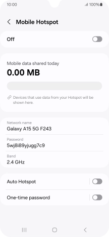 Press Network name.