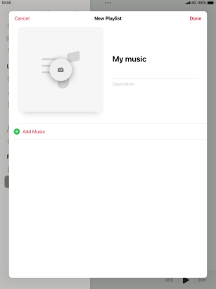 Press Add Music.