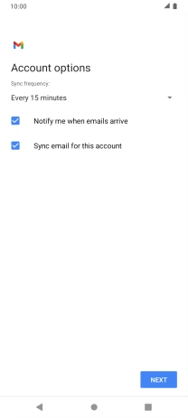 Press the drop down list below 'Sync frequency:'.