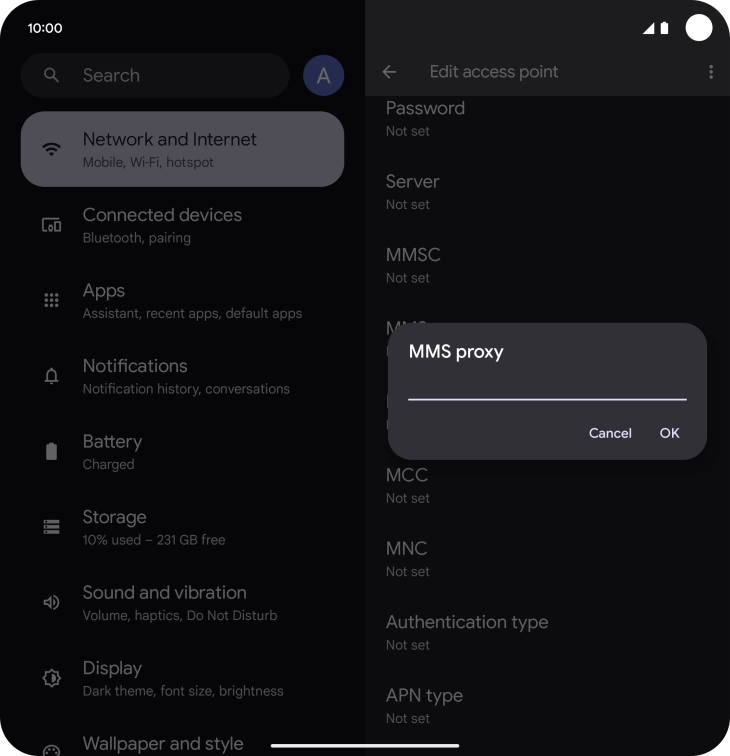 Key in 82.132.254.1 and press OK.