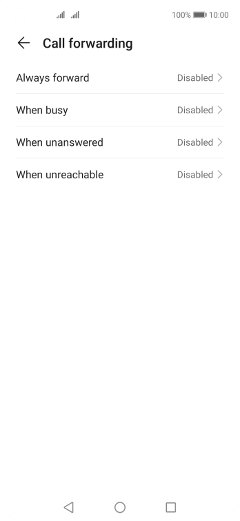 Press the Home key to return to the home screen.