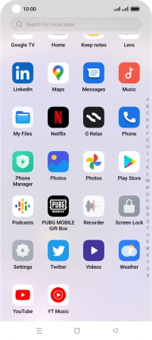 Press Play Store.