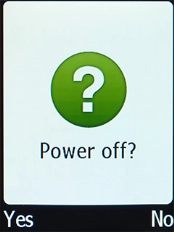 Press the Navigation key.