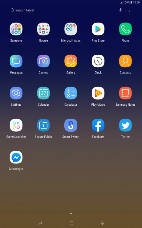 Press Samsung. Press Samsung.