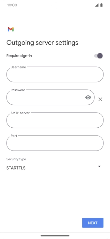 Press the indicator next to 'Require sign-in' to turn on the function.