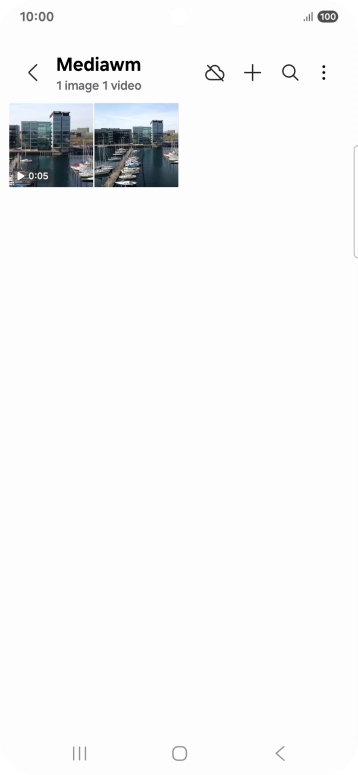 Press the Home key to return to the home screen.