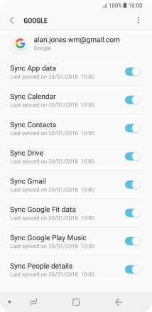 Press the Home key to return to the home screen.