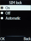 Select Off to turn off the function.